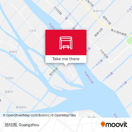 团结围 map