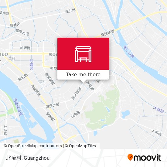 北流村 map