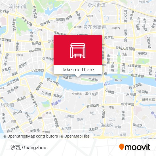 二沙西 map