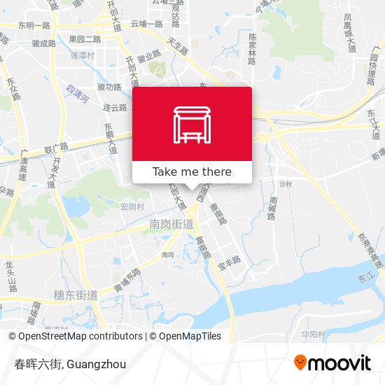 春晖六街 map