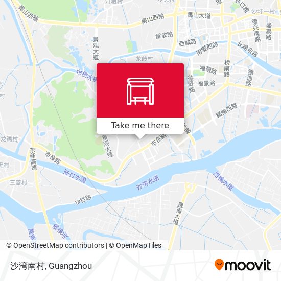 沙湾南村 map