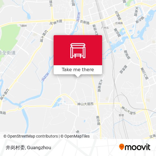 井岗村委 map