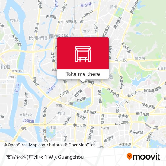市客运站(广州火车站) map