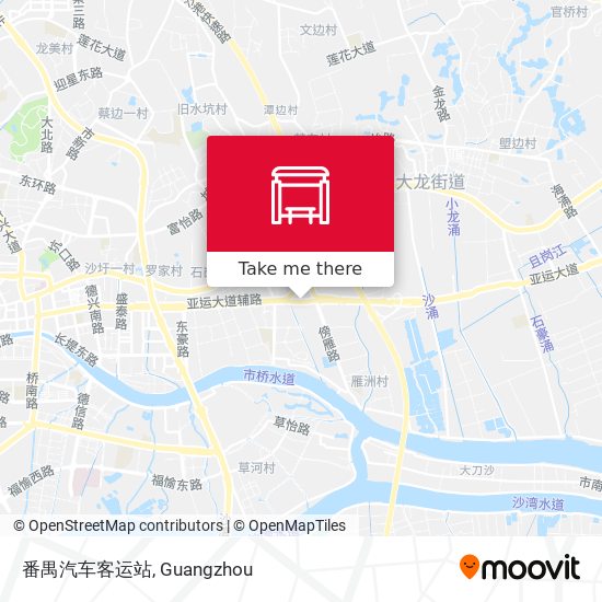 番禺汽车客运站 map
