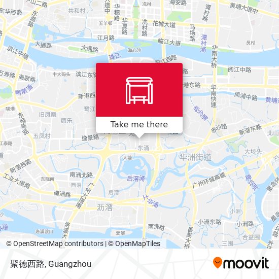 聚德西路 map
