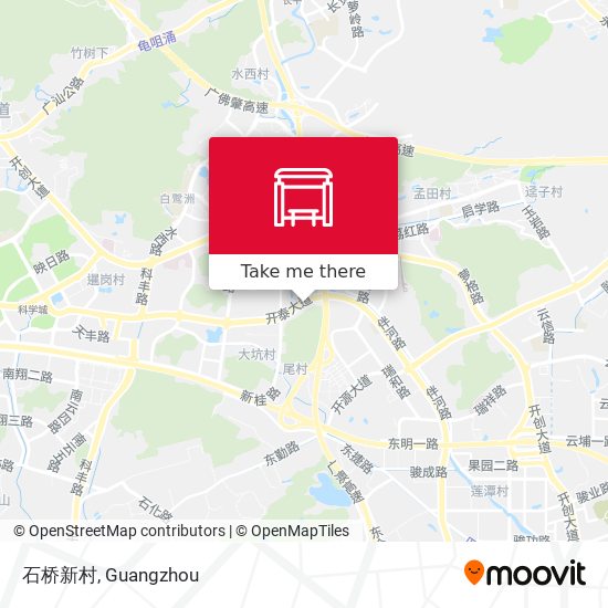 石桥新村 map
