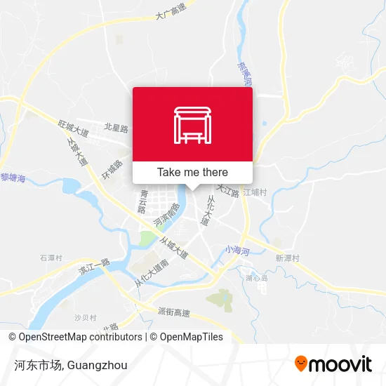 河东市场 map