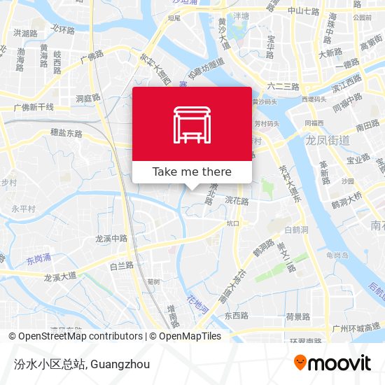 汾水小区总站 map