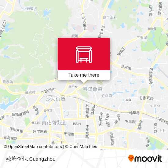 燕塘企业 map