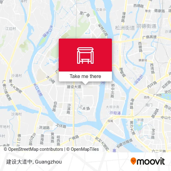 建设大道中 map