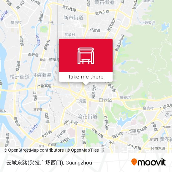 云城东路(兴发广场西门) map