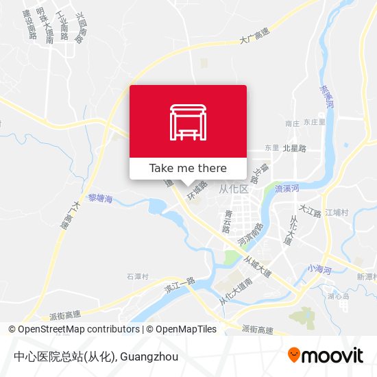 中心医院总站(从化) map