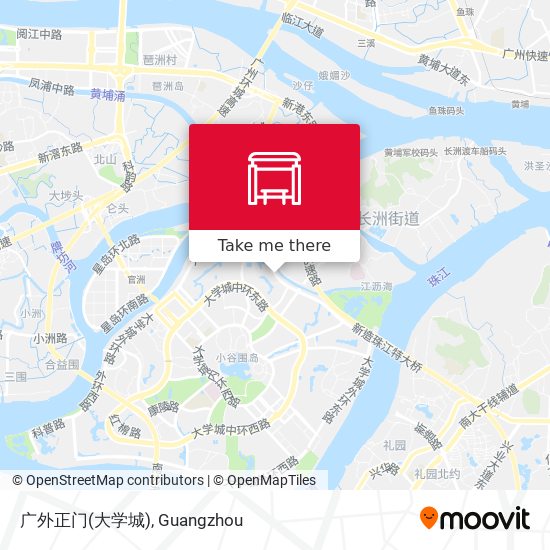 广外正门(大学城) map