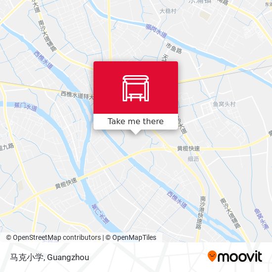 马克小学 map
