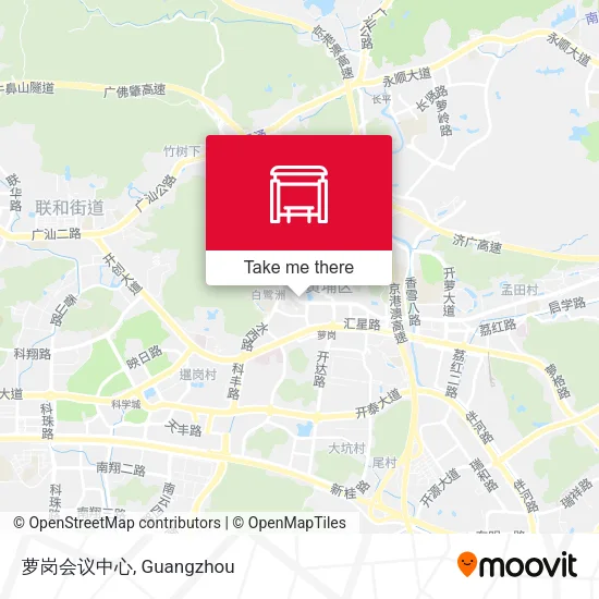 萝岗会议中心 map