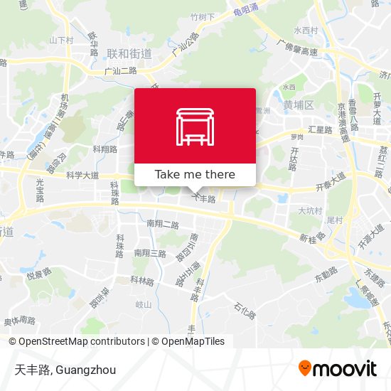 天丰路 map