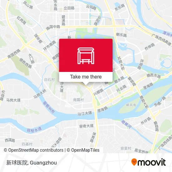 新球医院 map