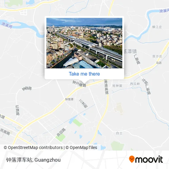 钟落潭车站 map