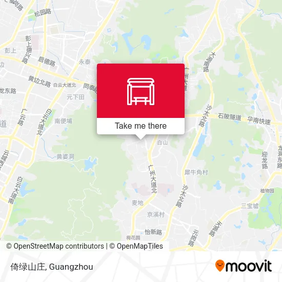 倚绿山庄 map