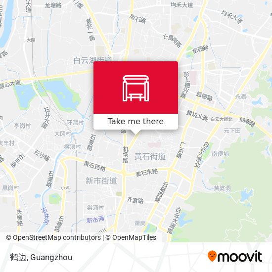 鹤边 map