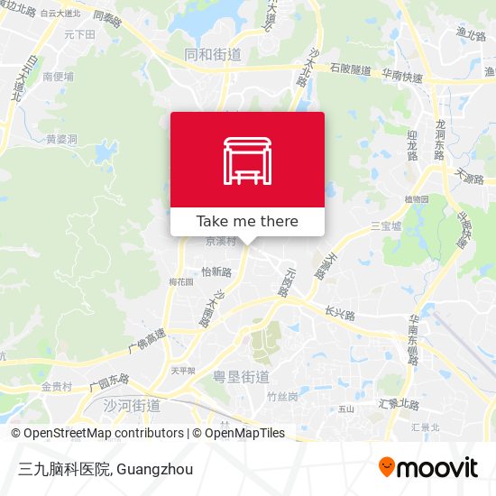 三九脑科医院 map