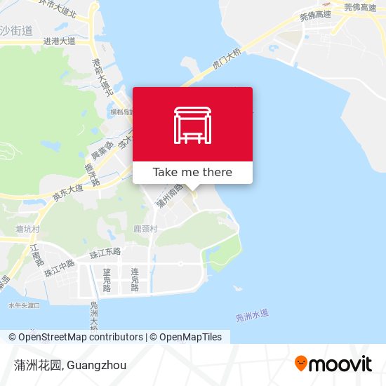 蒲洲花园 map