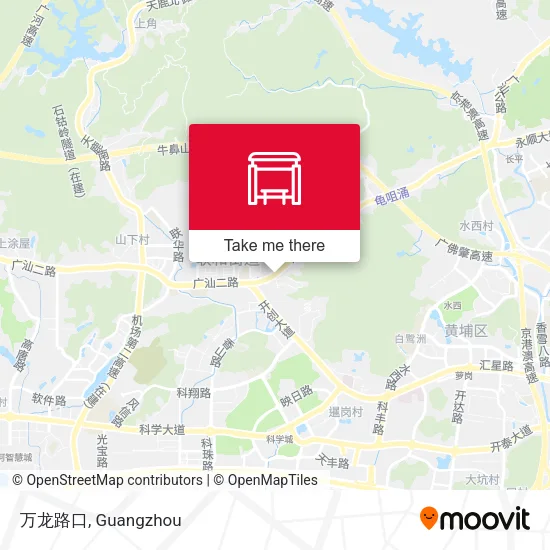 万龙路口 map