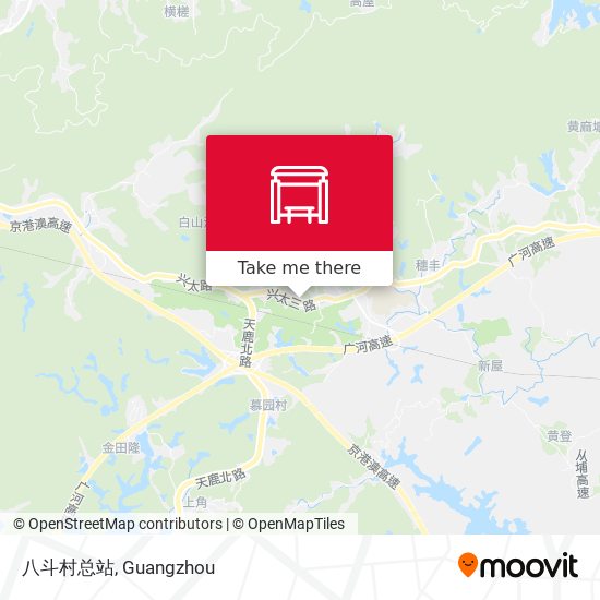 八斗村总站 map