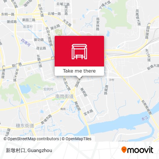 新墩村口 map