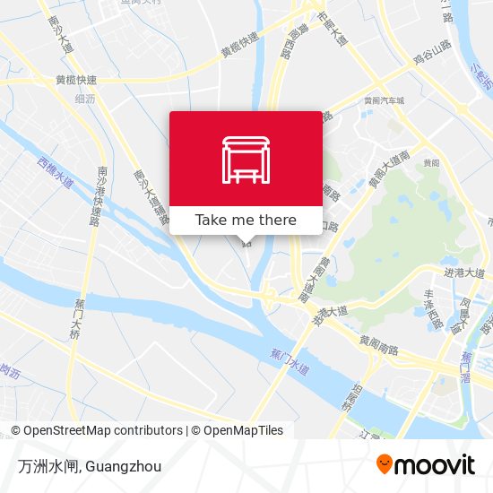 万洲水闸 map