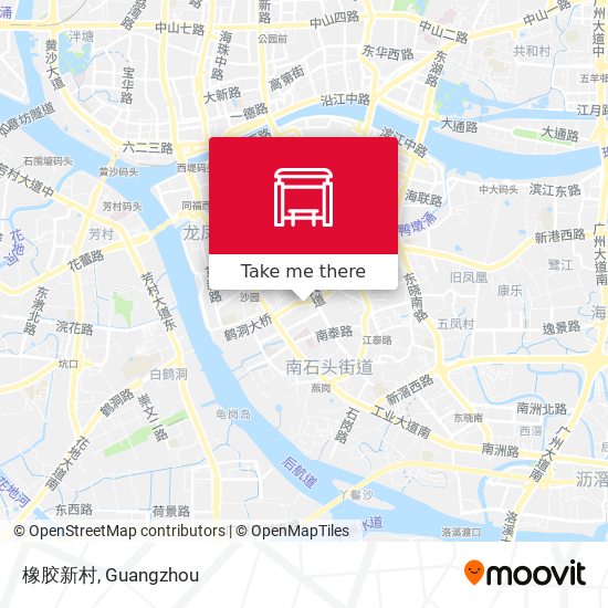 橡胶新村 map