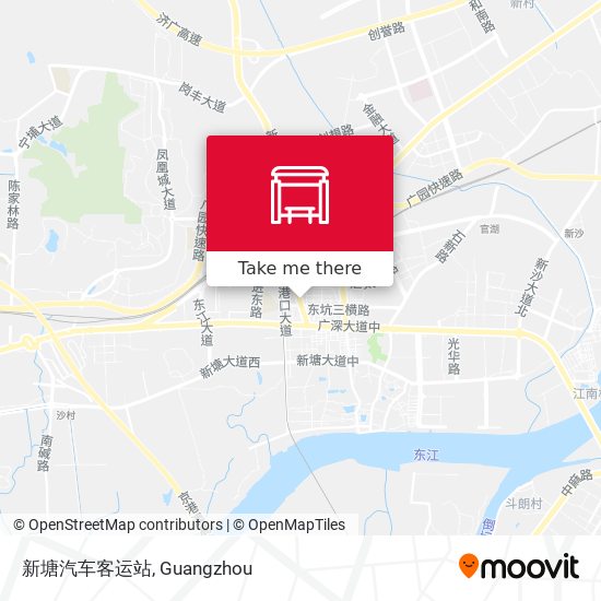 新塘汽车客运站 map