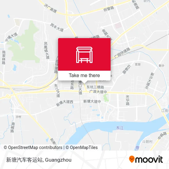 新塘汽车客运站 map