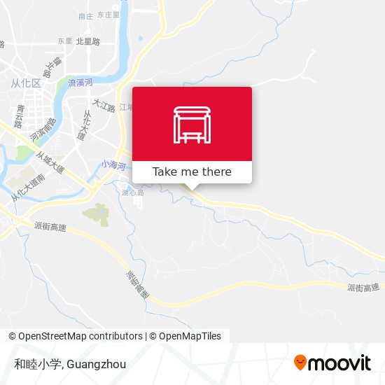 和睦小学 map