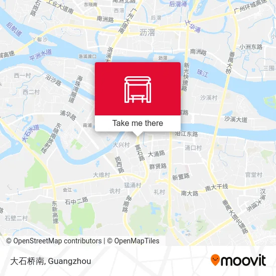 大石桥南 map