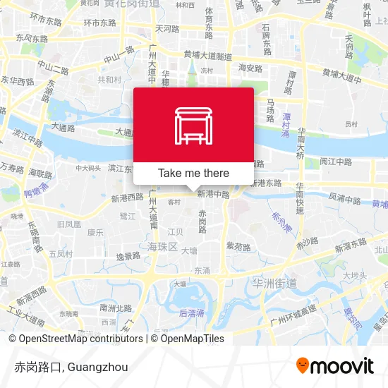赤岗路口 map