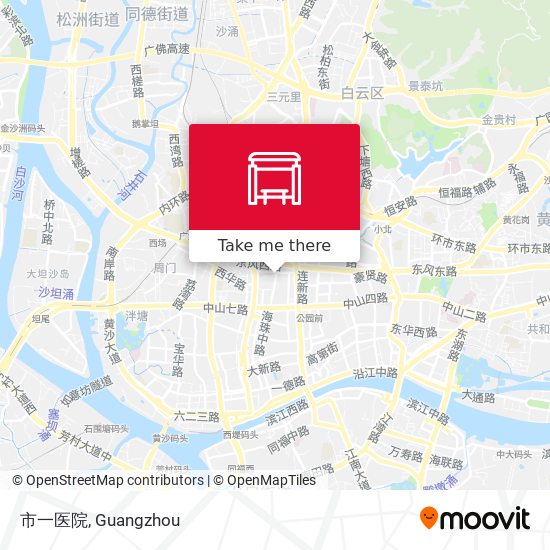 市一医院 map