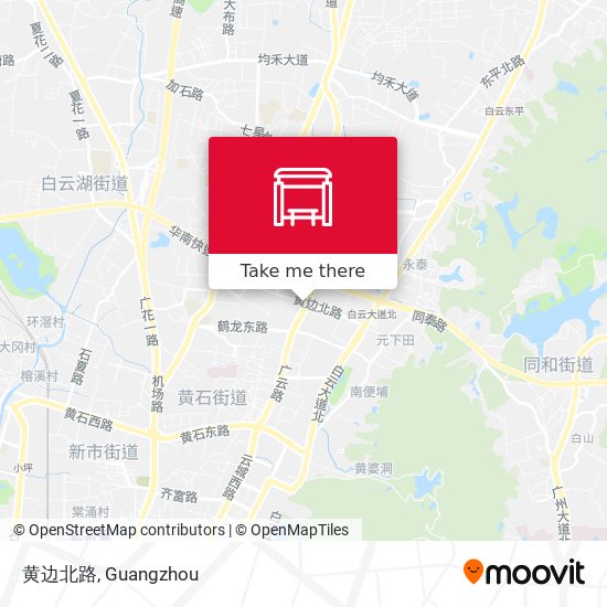 黄边北路 map