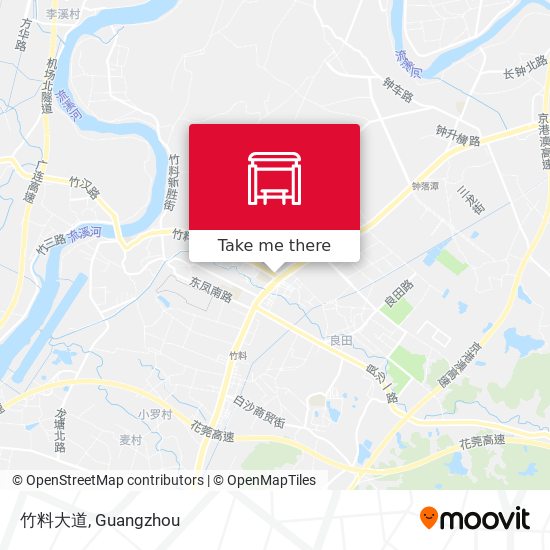 竹料大道 map