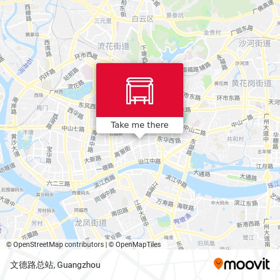 文德路总站 map