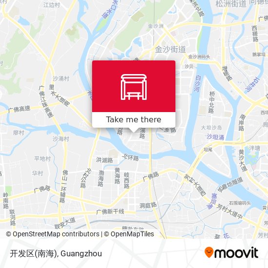 开发区(南海) map
