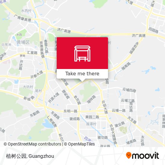 植树公园 map