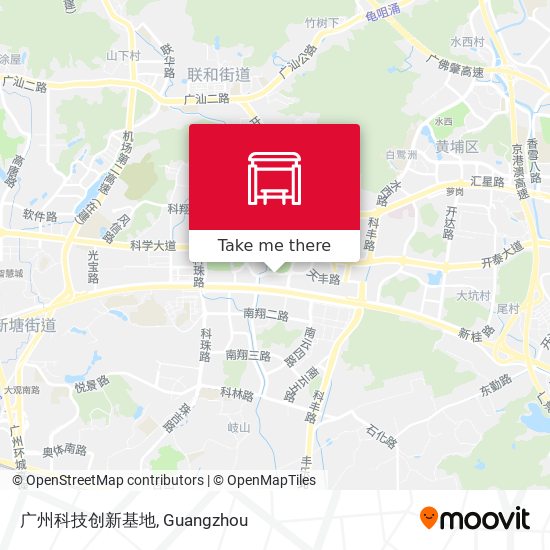 广州科技创新基地 map