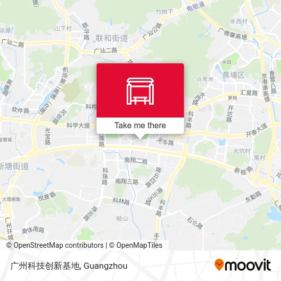 广州科技创新基地 map
