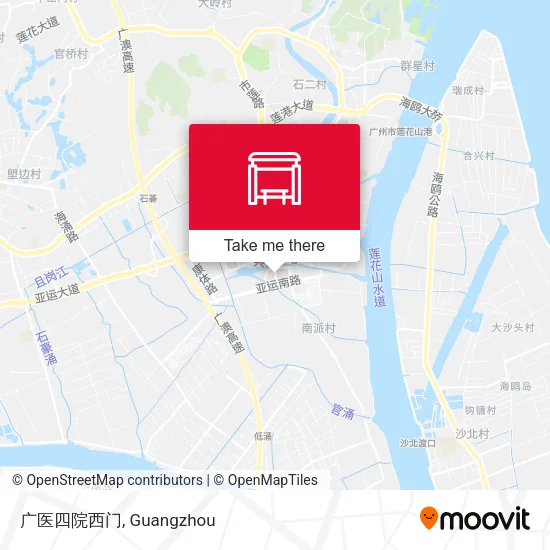广医四院西门 map
