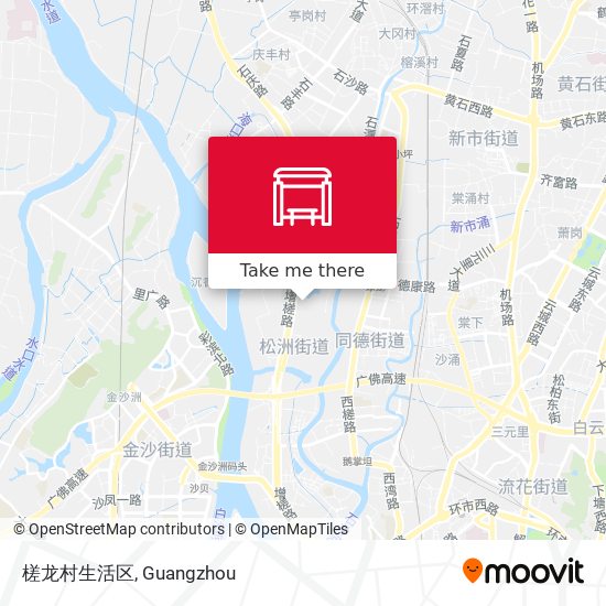 槎龙村生活区 map