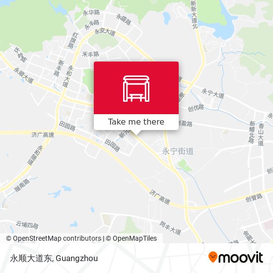 永顺大道东 map