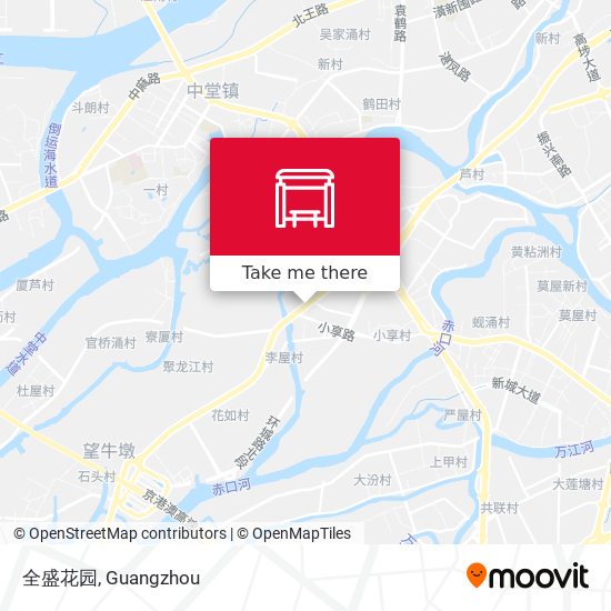 全盛花园 map