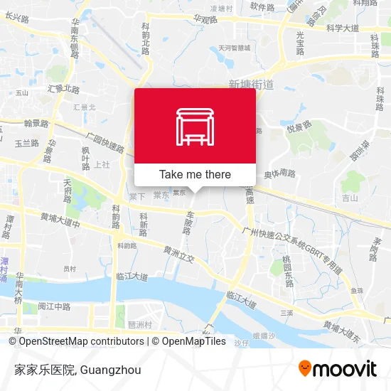 家家乐医院 map