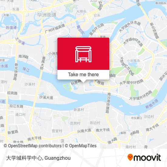 大学城科学中心 map